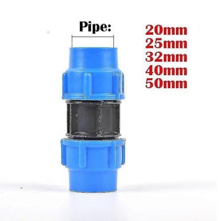 20/25/32/40/50mm PVC PE Rör Kran Vattenfördelare Plastventil Anslutning Trädgård Jordbruk Bevattning Vattenrör Slangfog Tillbehör-WELLNGS