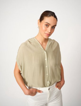 MOS MOSH Mmzuno Sl Blouse - Khaki green - M