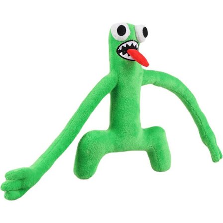 1 stk 50 cm plysj, fra Rainbow Friends Plysj Leker for fans og venner Vakkert utstoppede dyreplysj dukkegaver (grønn)-A