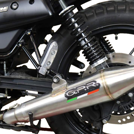 GPR Vintacone Full System - Moto Guzzi V7 750 III ie Stone ABS 2017-2018