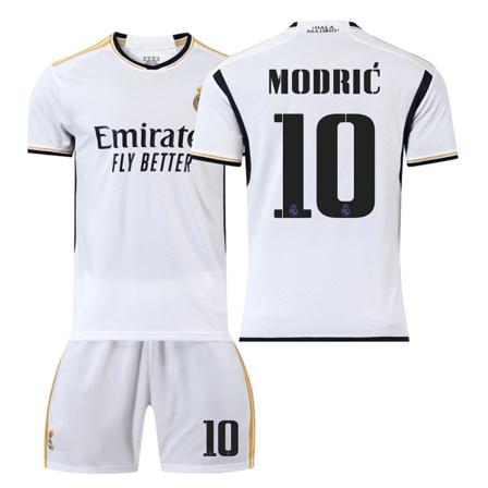 23 Real Madrid hjemmefodboldtrøje NO 10 Modric-trøje #28