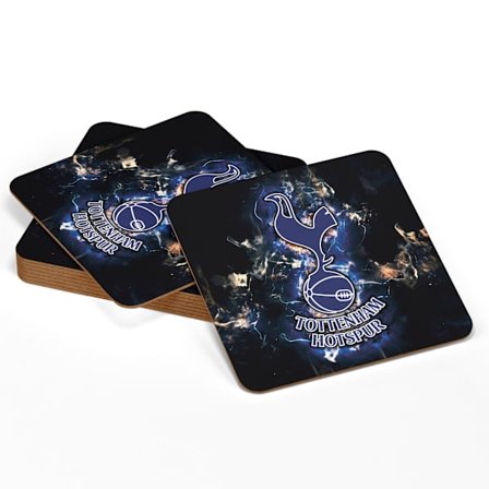 4-Kpl - Lasinaluset Tottenham - Lasinaluset Juomalaseille