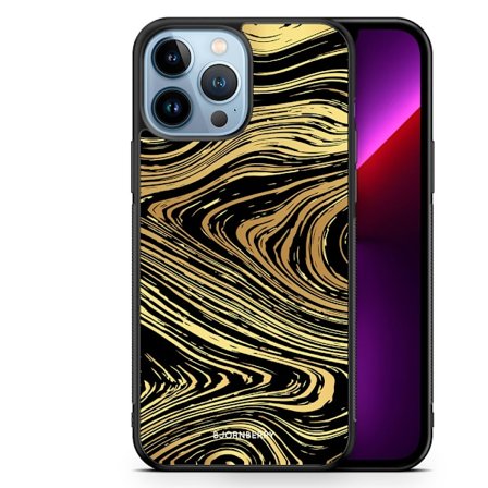 Bjornberry Skal iPhone 13 Pro Max - Guld Marmor