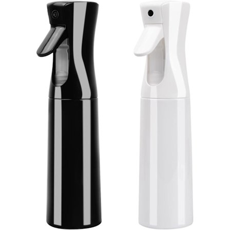 2 stk. tomme plastik hårvandssprayflasker 300 ml kontinuerlig vandforstøver tom sprayflaske, multifunktionel fin tåge vandsprayflaske