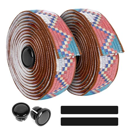 2 stk. styrbånd cykler håndtag wrap styrbånd anti-vibrations wrap