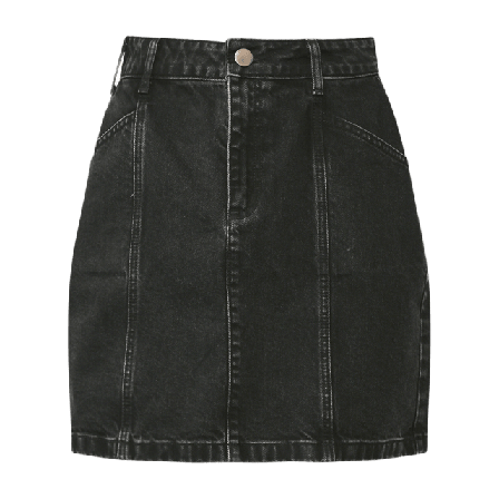 Noella Karissa Skirt - Black Wash Kjolar Dam Svart M
