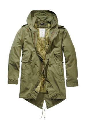 Jakke Brandit BW Parka Flag Oliven M