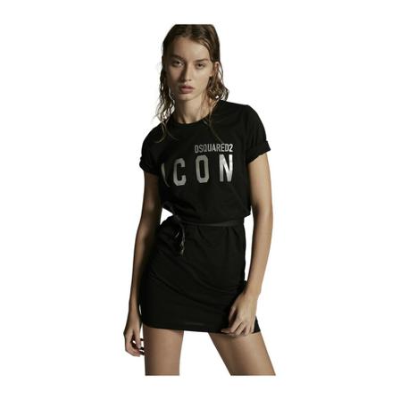 Dsquared2 Short Dresses , Zwart , Dames , Maat: M Casual jurken