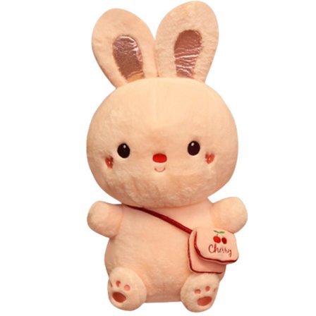 30 cm plyschkaninleksaker dockor gosedjur minidjur karaktärer lämpliga för hemmakontor sovrum dekoration (30 cm, rosa)