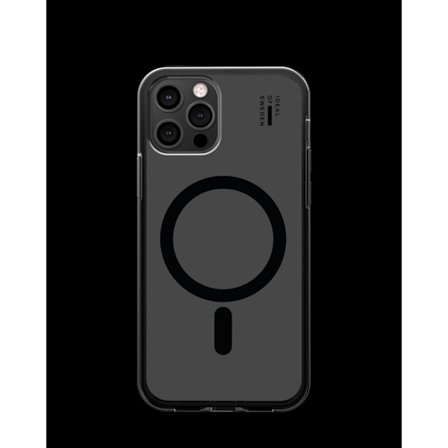 Clear Case MagSafe iPhone 12 / 12 Pro Tinted Black
