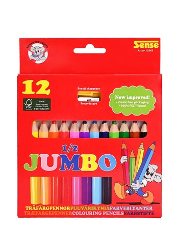Sense | Träfärgp 1/2 Jumbo 12-P | ONE SIZE