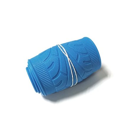 (Ljusblå) Universal Däckmönster Flerfärgad Mjuk Silikon Ratt Handske Bil Silikon Ratt Skydd Biltillbehör