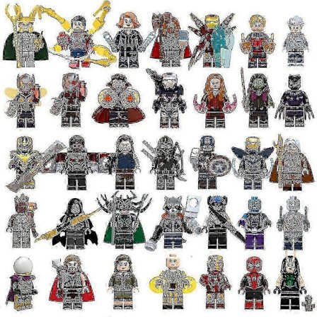 Avengers 4 Iron Man & Spider-Man Byggleksaker - Thanos & Thor Ingår