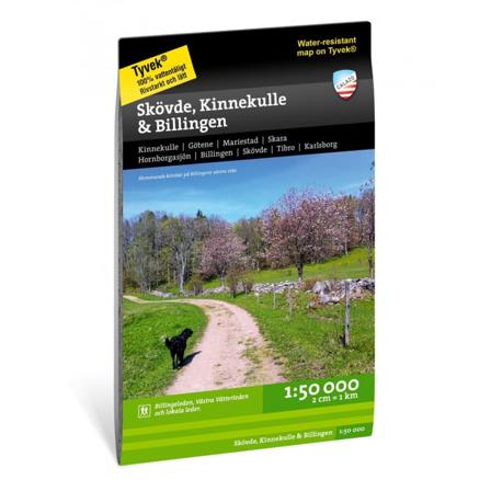 Calazo förlag Skövde, Billingen & Kinnekulle 1:50.000 literature Black OneSize