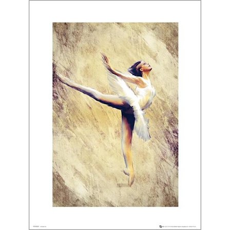 Exklusivt Art Print - Ballerina