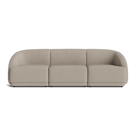 Copenhagen 3 personers sofa - Crush Bouclé Beige - 250x90x76 - Sofa, 3 personers sofa