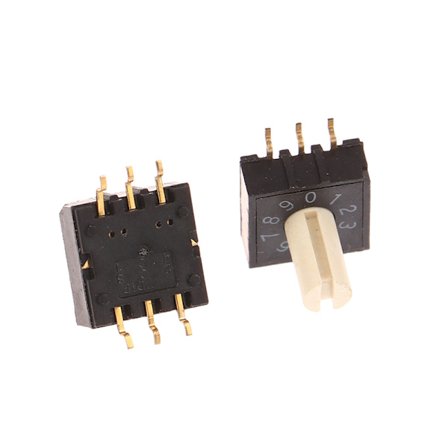 2 stk RM3HAF-10 drejeknap 10 0-9 Kodningskontakt Patch 3: