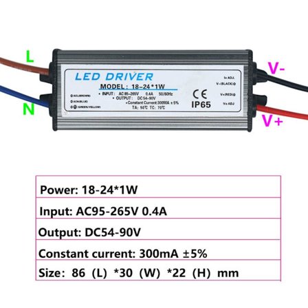 LED Driver Adapter Transformer 18-25W 18-25W