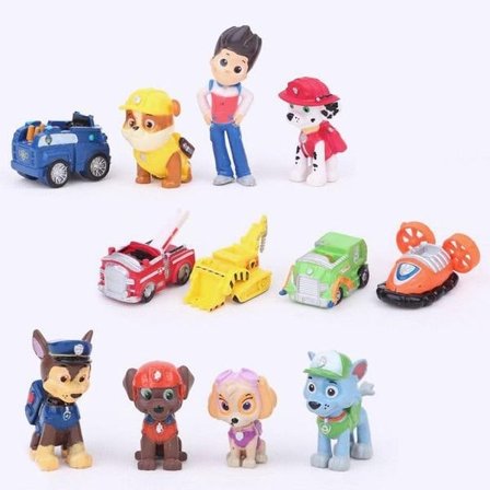 PAW PATROL 12 FIGURER julegaver
