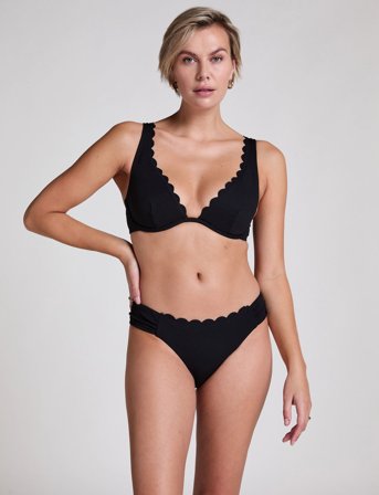 Hunkemöller Scallop Rio B - Black - S
