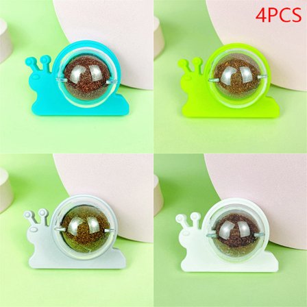 Ny kattmynta Pure Natural Cats Godis Snack Ball Roterbar Toy Cat