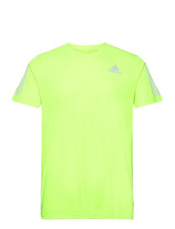 Own The Run Tee T-shirts Short-sleeved Grønn Adidas Performance*Betinget Tilbud