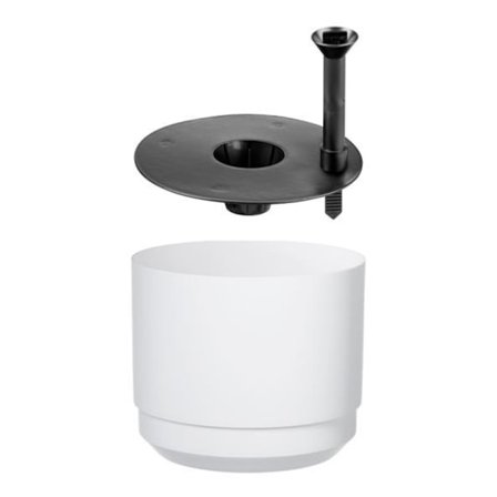 Kruka m långtidsbevattn. Paulina ø 14 cm Vit Orthex