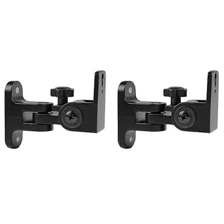 Högtalarväggfäste, Zinklegering Universal Surroundljud Väggfäste Stativ (2 st)