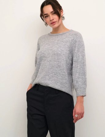 Kaffe Kameridith Pullover - Grey - L