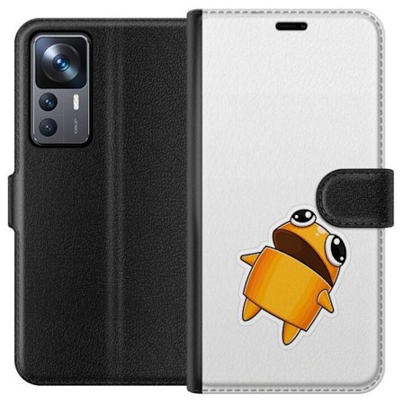 Kompatibel Tegnebogsetui til Xiaomi Xiaomi 12T Orange tegnet figur med store øjne og dynamisk pose i legende stil