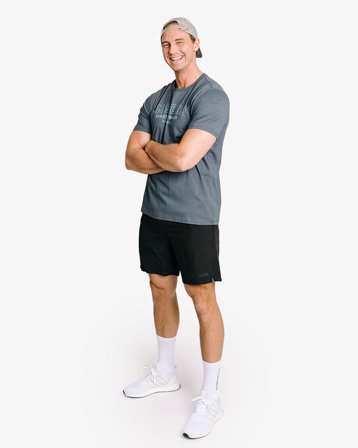 MM Sports Workout T-shirt Varsity, Faded Blue
