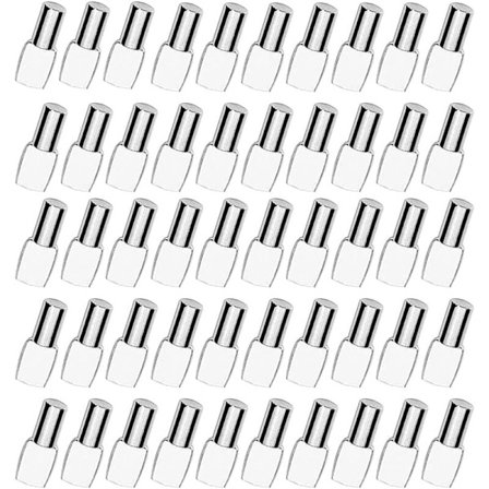 Hyllpinnar Hyllstift Metall Hyllpinnar Förnicklade 5mm 100ST För Möbel Skåp Skrivbord Stöd Tillbehör