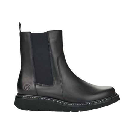 Remonte, Casual Leather Booties Zwart, Dames, Maat:38 EU