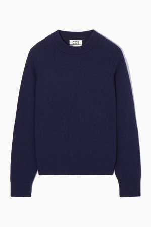 COS Women's Cashmere Jumper in Blue