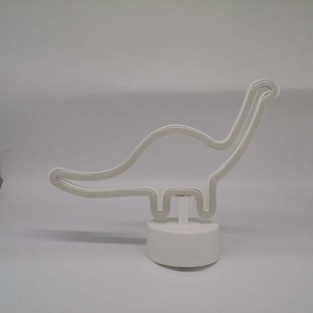 Vihreä LED-neonvalo Dinosaurusmuotoinen sisustusvalokyltti, seinäkoriste