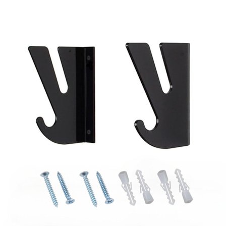 Väggmonterat skateboardställ med krok, robusta akrylhållare, skateboardentusiasters väggställ, displayhängare