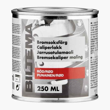 Biltema - Caliperlakk rød 250 ml