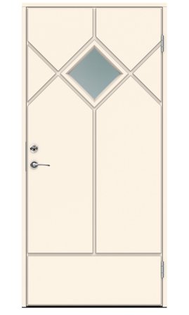 Swedoor Schumann Ytterdörr vit (S 0502-Y) 2080x988 mm, Dörrar