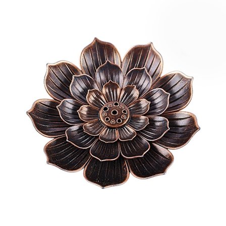 Lotus Rökelsehållare Mässing Stick Rökelsebrännare Kon Rökelsebrännare