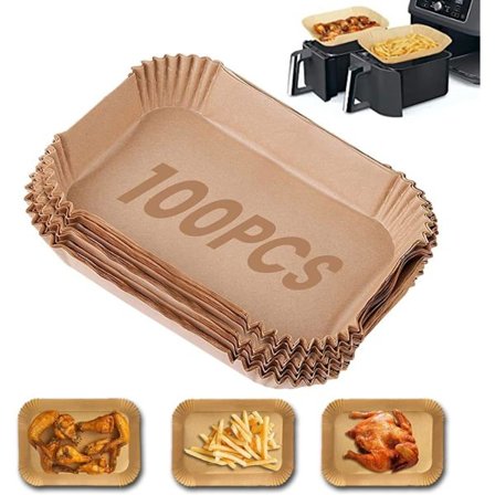 Air Fryer Bakpapper, 100 Pack Air Fryer Paper Liner - Air Frye
