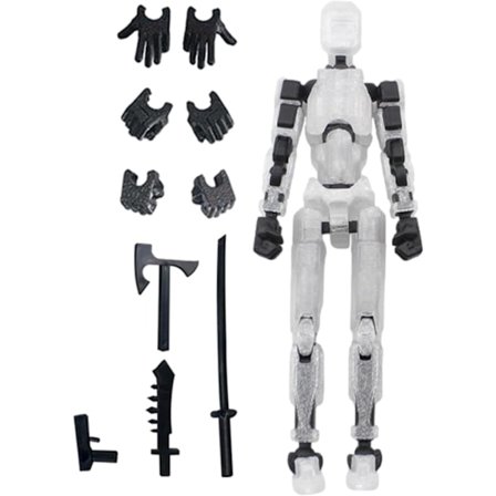 T13 Action Figure, Titan 13 Action Figure, Robot Action Figure, 3D Printed Action[HK]