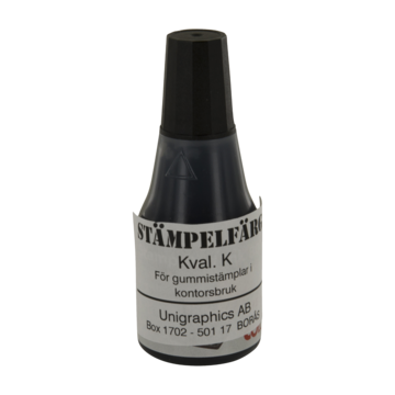 Stemplefarve Sort (Dyna)