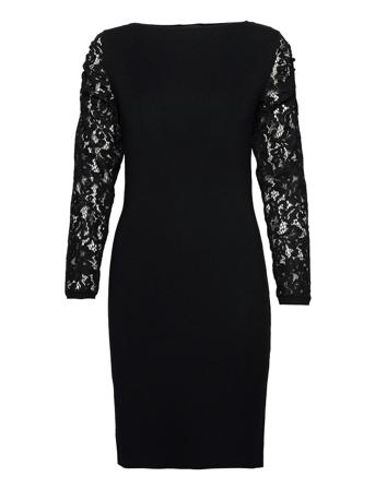 Dresses Flat Knitted Black Esprit Collection