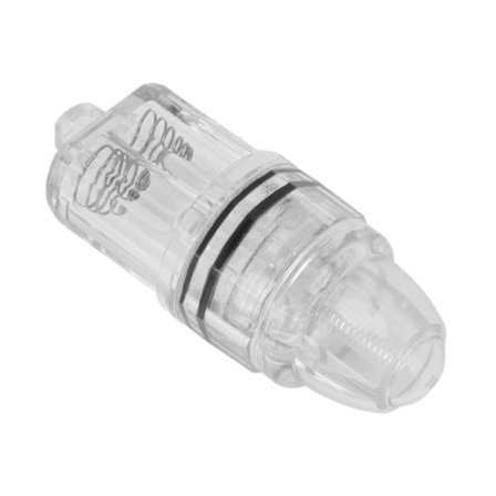 Dypvannsfiske Lys Transparent Plast AA Batteridrevet LED Fiske Lys for Trolling Hav Ferskvann Hvit