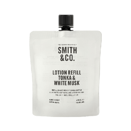 Smith & Co Refill Hand Kroppslotion Tonka White Musk Bodylotion kroppsoljor Unisex 400ML