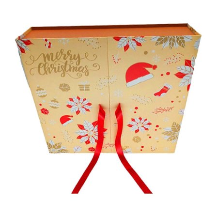 Adventskalender med 24 skuffer, dekorativ oppbevaring for soverom, butikkvindu, bokhylle