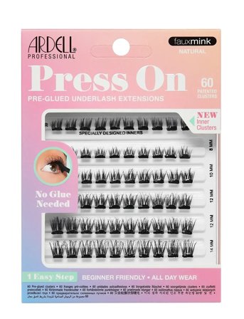 Ardell Press On Faux Mink Natural Multipack - Black - ONE SIZE