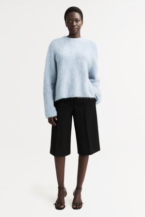 Soft Goat - Alpaca Crewneck - M - Light Blue