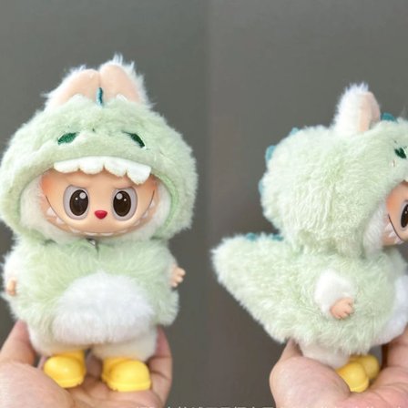 RU-MONSTER V1 V2 V3 plyschdocka klädset tecknad leksak med passande kläder och tillbehör