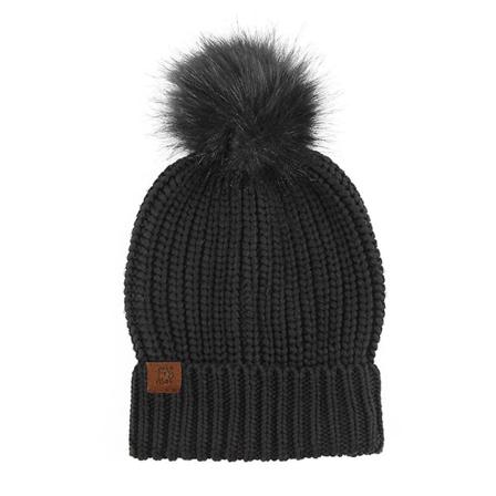 Mössa för kvinnor män vintermössa damer Cuffed Beanies mössa varm mössor svart black